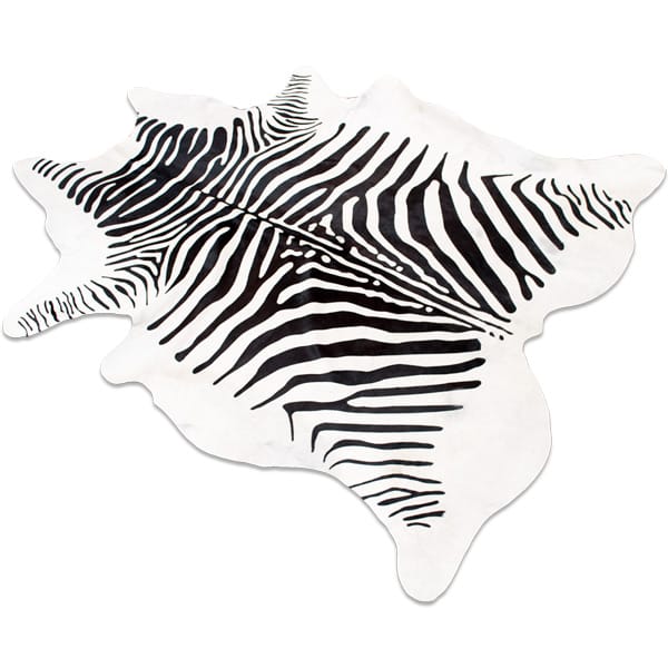 Natural zebra cowhide fof rugs, wall hangings and upholstery