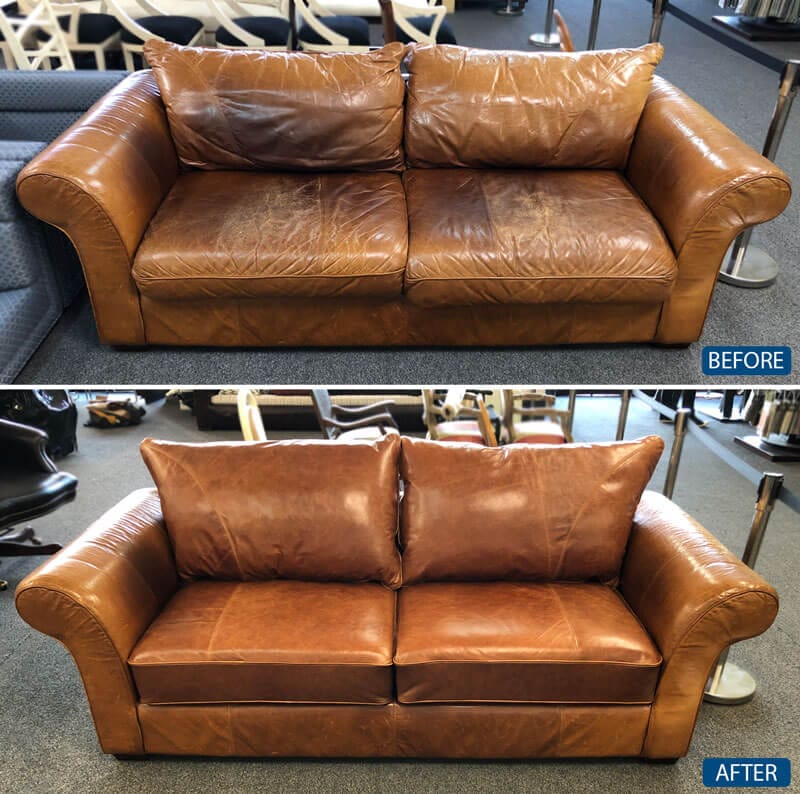 Leather furniture & leather sofa repair near me